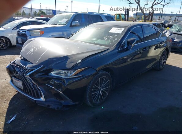 58ADZ1B13PU143681 2023 LEXUS ES 350 Black წინა მარცხენა ხედი სამი მეოთხედიდან