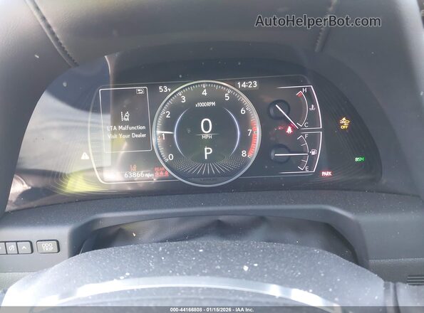 58ADZ1B14LU063607 2020 LEXUS ES 350 White Vista de los asientos traseros