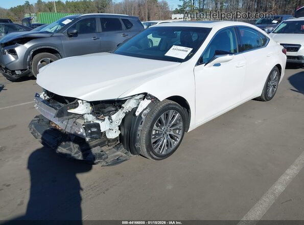 58ADZ1B14LU063607 2020 LEXUS ES 350 White Vista tres cuartos delantera izquierda