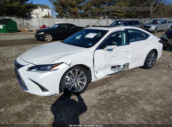 58ADZ1B14LU074686 2020 LEXUS ES 350 White Vista tres cuartos delantera izquierda