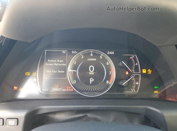 58ADZ1B16NU116391 2022 LEXUS ES Silver Widok zestawu wskaźników