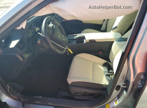58ADZ1B16NU116391 2022 LEXUS ES Silver Widok wnętrza z przodu