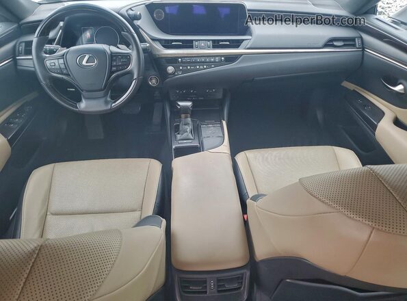 58ADZ1B19MU101009 2021 LEXUS ES Black წინა პანელის ხედი