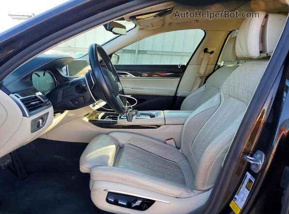 WBA7E2C52GG548096 2016 BMW 7 SERIES Black Dashboard view