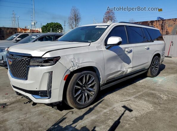 1GYS4RKL0PR165040 2023 CADILLAC ESCALADE White უკანა მარცხენა