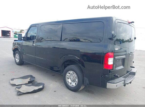 5BZAF0AA2KN852494 2019 NISSAN NV PASSENGER NV3500 HD Black Trasero izquierdo