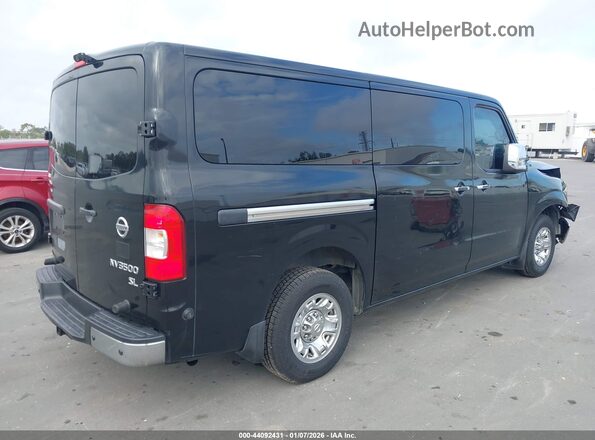 5BZAF0AA2KN852494 2019 NISSAN NV PASSENGER NV3500 HD Black Trasero derecho