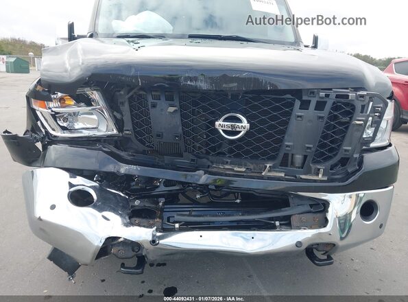 5BZAF0AA2KN852494 2019 NISSAN NV PASSENGER NV3500 HD Black Vista frontal