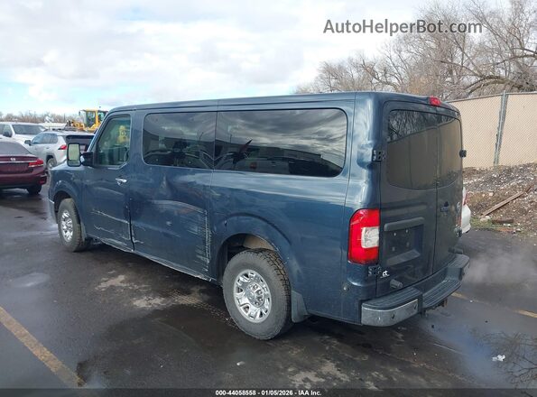 5BZAF0AA5HN851901 2017 NISSAN NV PASSENGER NV3500 HD Dark Blue Задняя левая четверть
