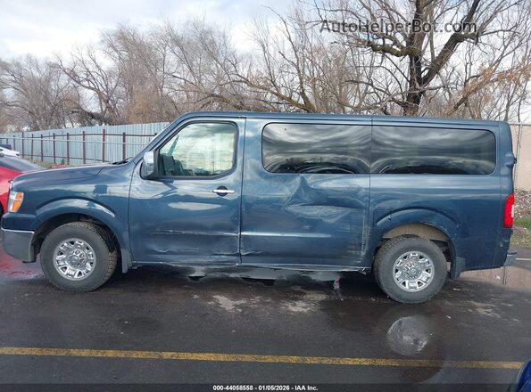5BZAF0AA5HN851901 2017 NISSAN NV PASSENGER NV3500 HD Dark Blue Панорамный вид салона 360°