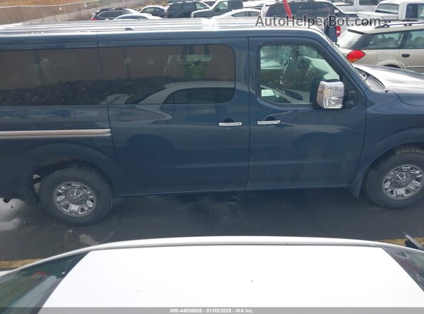 5BZAF0AA5HN851901 2017 NISSAN NV PASSENGER NV3500 HD Dark Blue Вид задней части салона