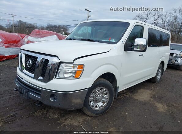 5BZAF0AA5KN850223 2019 NISSAN NV PASSENGER NV3500 HD Белый Передняя левая четверть