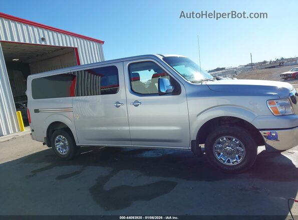 5BZBF0AA0JN852058 2018 NISSAN NV PASSENGER NV3500 HD Silver Սալոնի 360 աստիճան տեսք