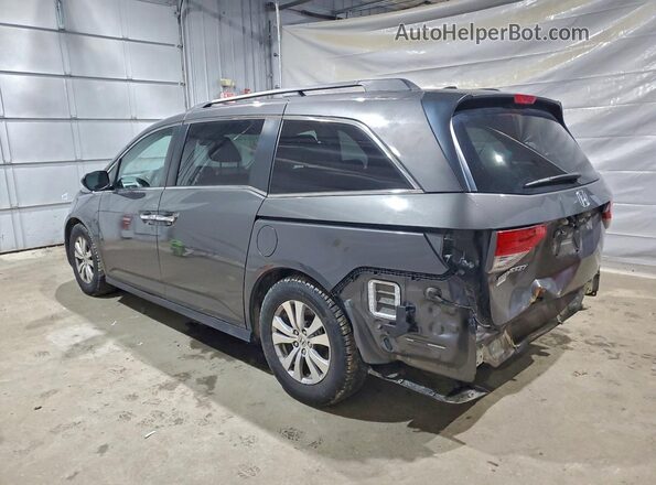 5FNRL5H63HB007350 2017 HONDA ODYSSEY Gray 