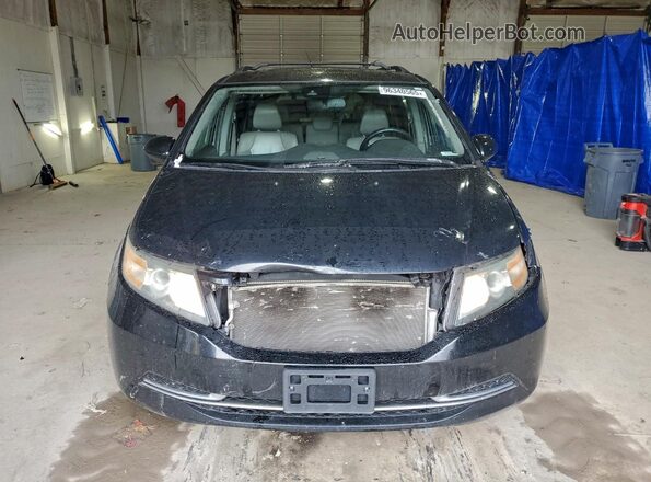 5FNRL5H68GB029570 2016 HONDA ODYSSEY Black Вид спереду