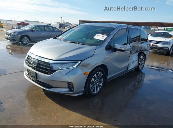 5FNRL6H62RB064761 2024 HONDA ODYSSEY Silver Առջևի ձախ երեք քառորդ տեսարան
