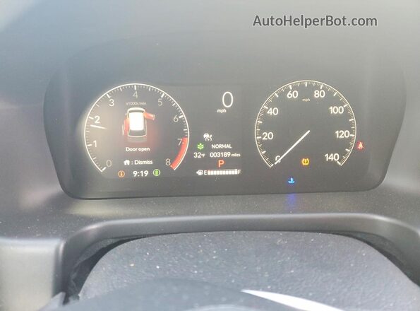 5FNRL6H62TB002204 2026 HONDA ODYSSEY White Вид щитка приладів