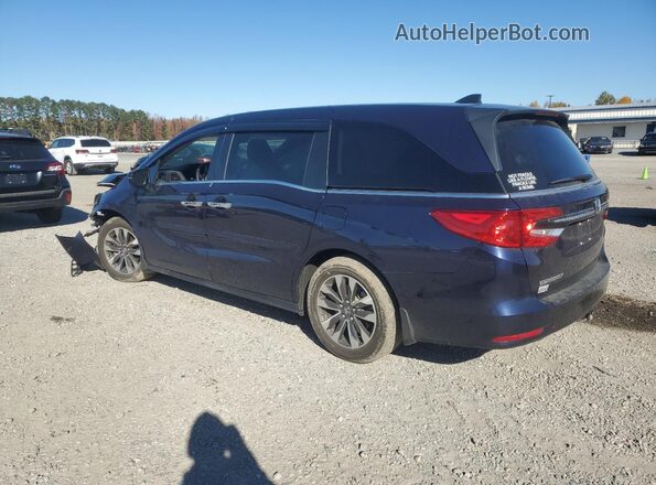 5FNRL6H64RB050165 2024 HONDA ODYSSEY Blue Tył lewy