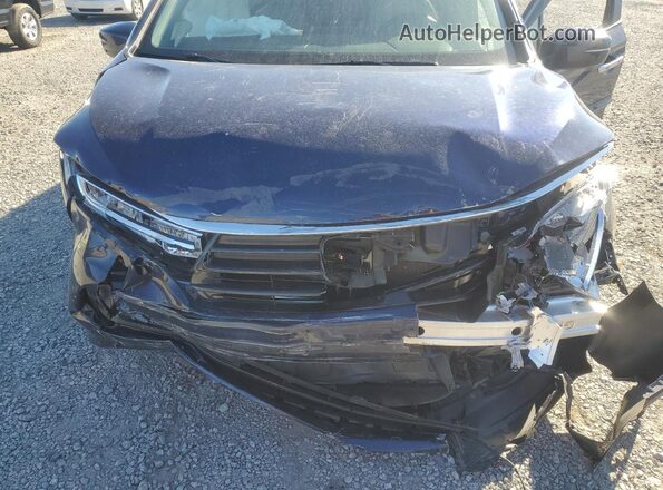 5FNRL6H64RB050165 2024 HONDA ODYSSEY Blue Widok komory silnika