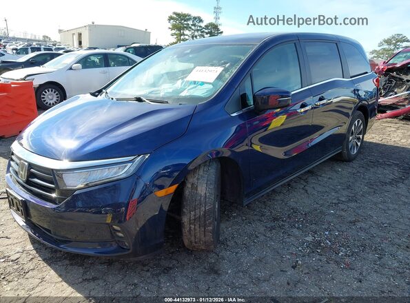 5FNRL6H66PB010103 2023 HONDA ODYSSEY Blue Przód lewy