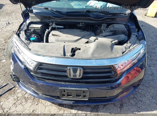 5FNRL6H66PB010103 2023 HONDA ODYSSEY Blue Widok z tyłu