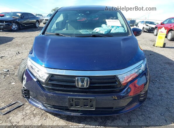 5FNRL6H66PB010103 2023 HONDA ODYSSEY Blue Widok zestawu wskaźników