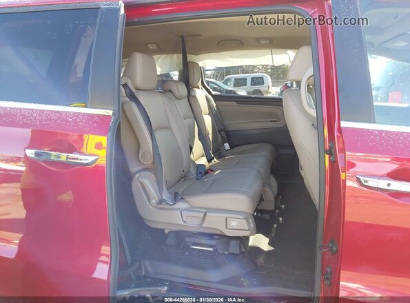 5FNRL6H66RB045341 2024 HONDA ODYSSEY Red Vista de la etiqueta del VIN