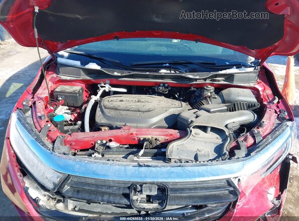 5FNRL6H66RB045341 2024 HONDA ODYSSEY Red Vista trasera