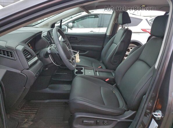 5FNRL6H66SB049976 2025 HONDA ODYSSEY Gray Widok wnętrza z przodu