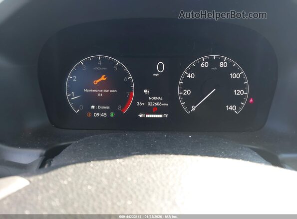 5FNRL6H6XSB075240 2025 HONDA ODYSSEY Gray Вид задніх сидінь