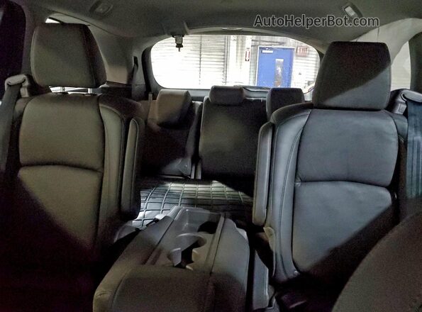 5FNRL6H70JB058390 2018 HONDA ODYSSEY Black უკანა სავარძლების ხედი