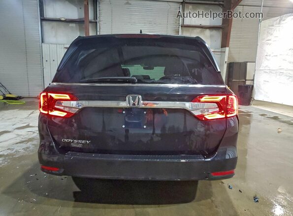 5FNRL6H70JB058390 2018 HONDA ODYSSEY Black უკანა ხედი