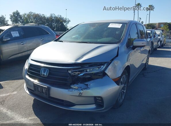 5FNRL6H71MB027458 2021 HONDA ODYSSEY Silver Front left