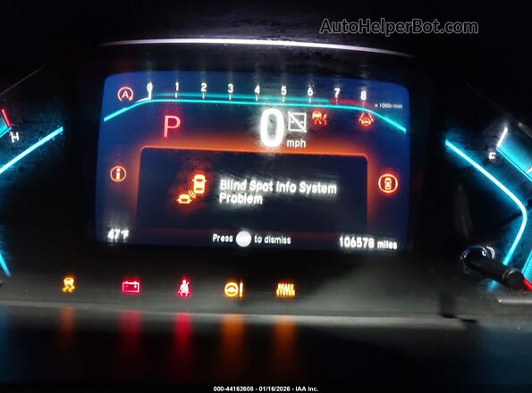 5FNRL6H72NB001355 2022 HONDA ODYSSEY White Հետևի նստատեղերի տեսք
