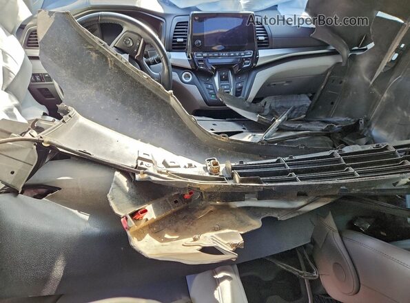 5FNRL6H74MB034078 2021 HONDA ODYSSEY Blue წინა პანელის ხედი