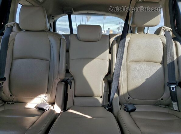 5FNRL6H77MB023883 2021 HONDA ODYSSEY Burgundy Հետևի նստատեղերի տեսք