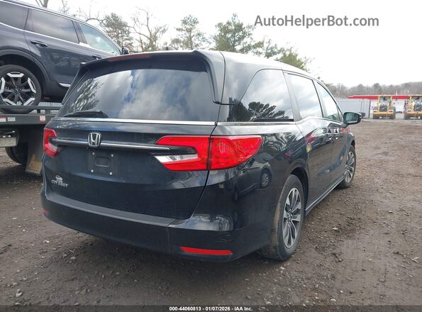 5FNRL6H78MB030261 2021 HONDA ODYSSEY Black Trasero derecho