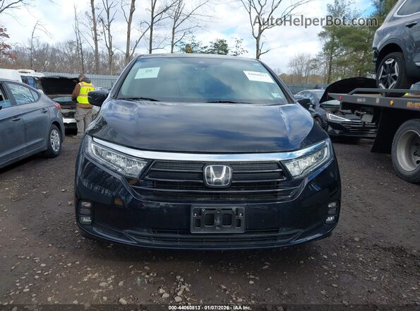 5FNRL6H78MB030261 2021 HONDA ODYSSEY Black Vista del cuadro de instrumentos