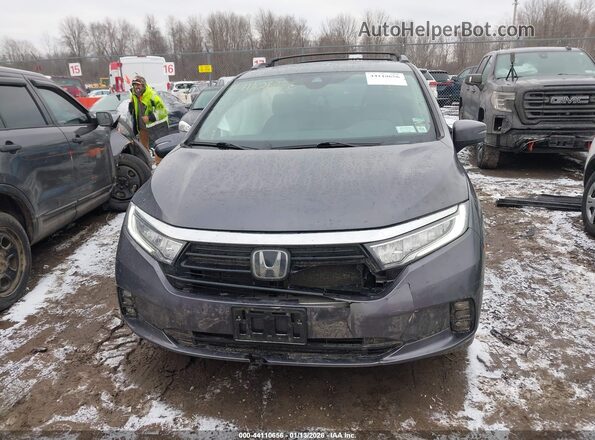 5FNRL6H78NB062483 2022 HONDA ODYSSEY Gray 