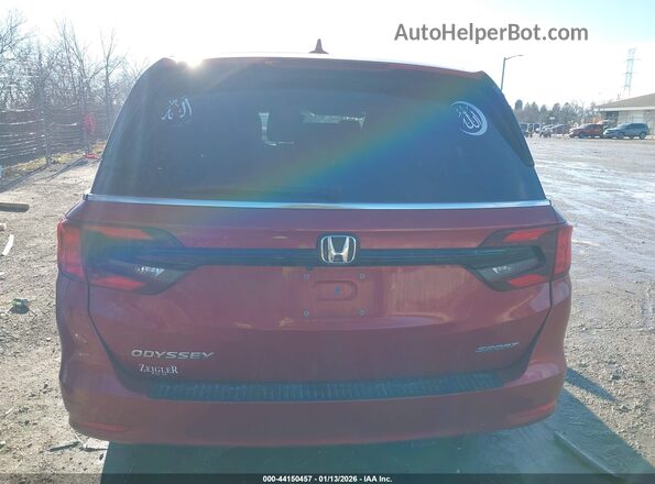 5FNRL6H78PB054550 2023 HONDA ODYSSEY Red 