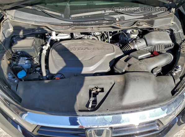 5FNRL6H79MB020726 2021 HONDA ODYSSEY Black Vista del compartimento del motor