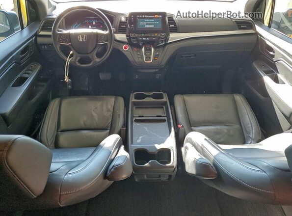 5FNRL6H79MB020726 2021 HONDA ODYSSEY Black Vista del salpicadero