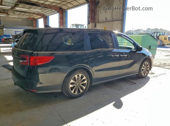 5FNRL6H79MB020726 2021 HONDA ODYSSEY Black Trasero derecho