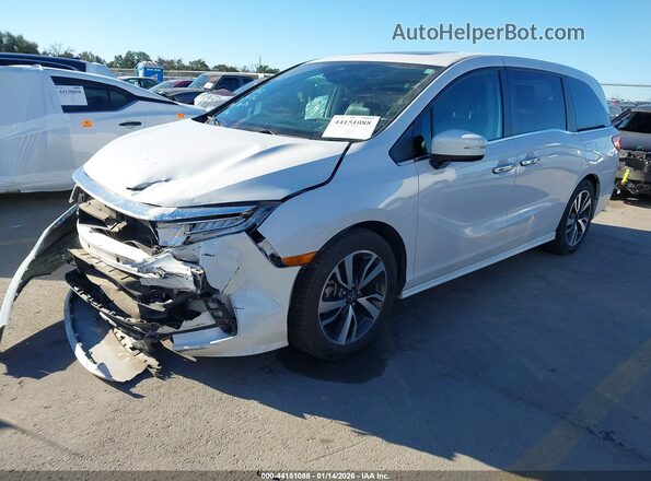 5FNRL6H84PB061570 2023 HONDA ODYSSEY White წინა მარცხენა ხედი სამი მეოთხედიდან
