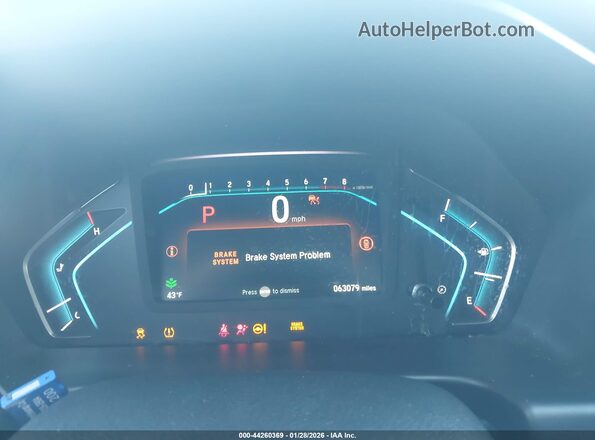 5FNRL6H86PB036430 2023 HONDA ODYSSEY Gray Widok tylnych siedzeń