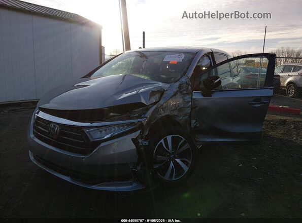 5FNRL6H88NB001532 2022 HONDA ODYSSEY Silver 