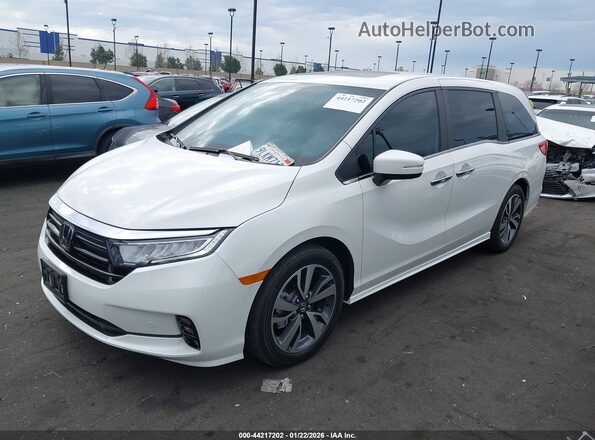 5FNRL6H89RB035615 2024 HONDA ODYSSEY White Vista tres cuartos delantera izquierda