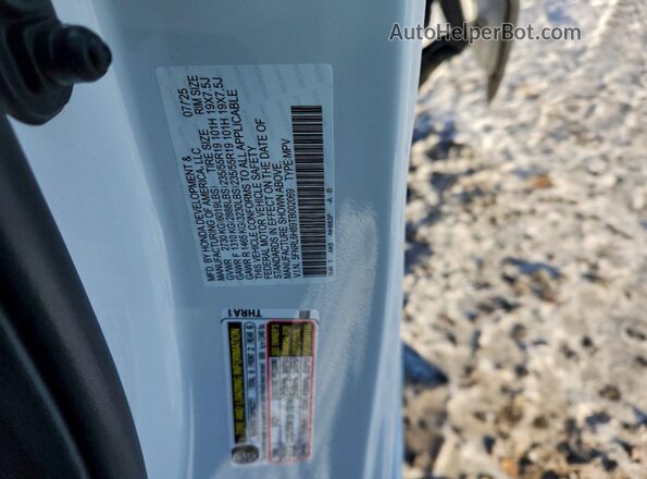5FNRL6H89TB002069 2026 HONDA ODYSSEY White Вид наклейки з VIN-кодом