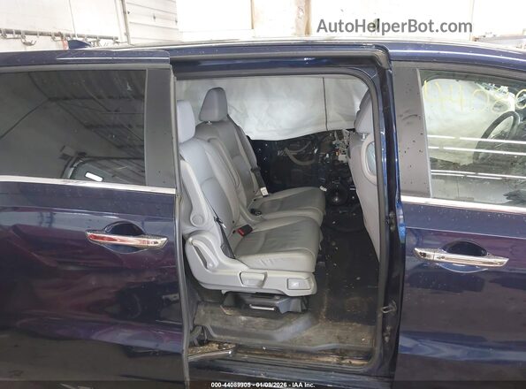 5FNRL6H8XMB002177 2021 HONDA ODYSSEY Blue Vista de la etiqueta del VIN