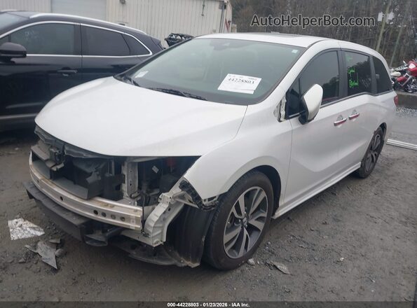 5FNRL6H8XMB011011 2021 HONDA ODYSSEY White Vista tres cuartos delantera izquierda